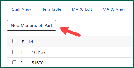 Click the new monograph part button