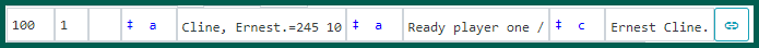 Image of incorrect MARC Edit form of the 100 and 245 fields.