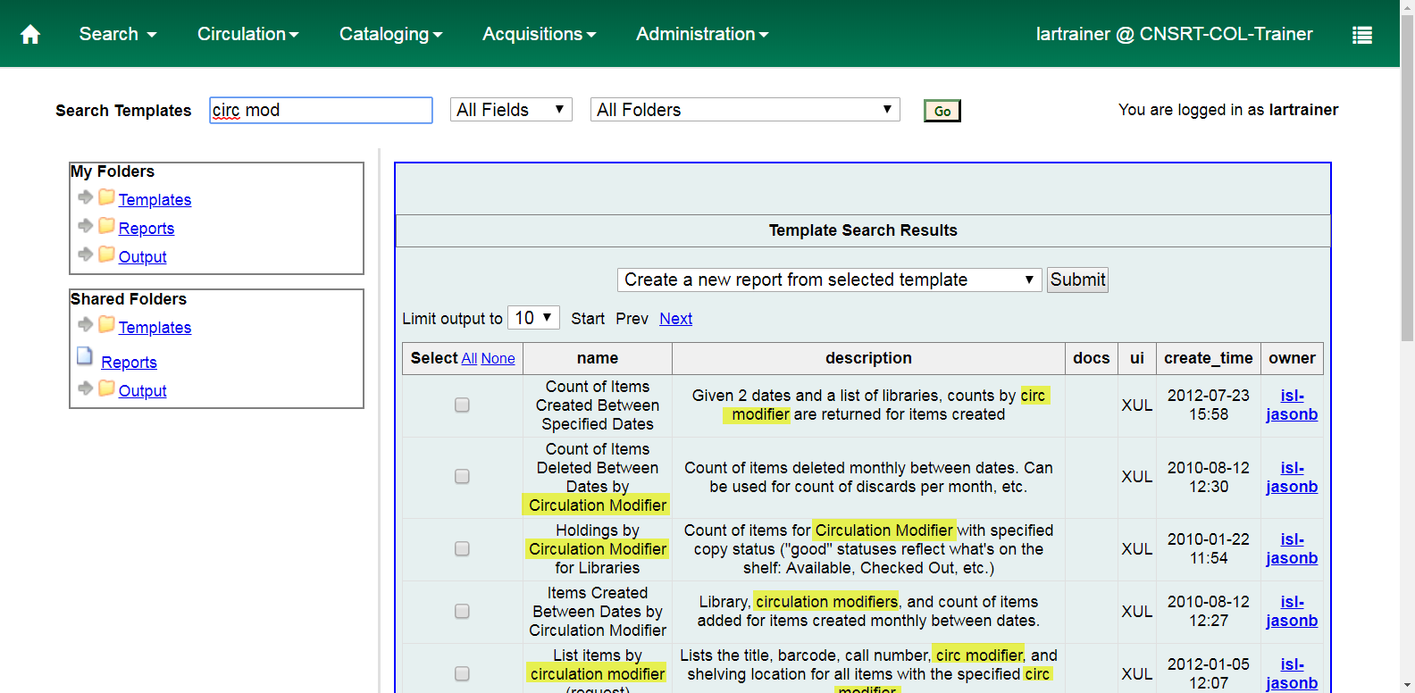 Search for circ mod shows results with any mention of "circ mod"